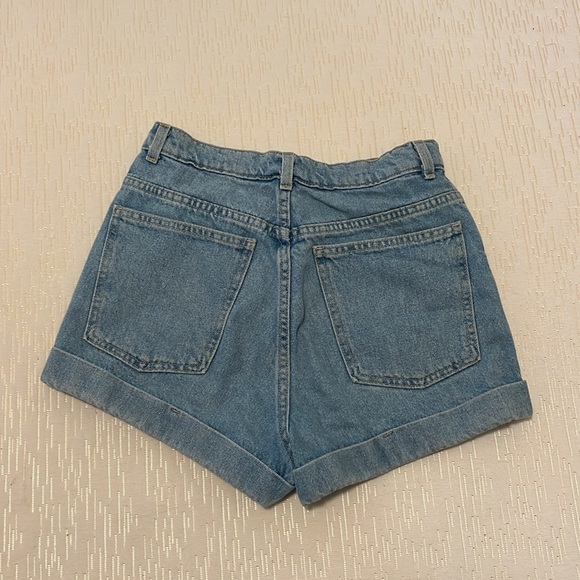 FREE SHIPPING American Apparel denim shorts - Picture 2 of 3